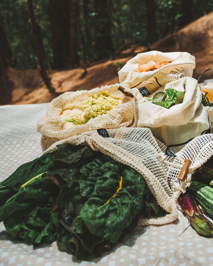 Reusable Produce and Bulk Bags - 7-Piece Set