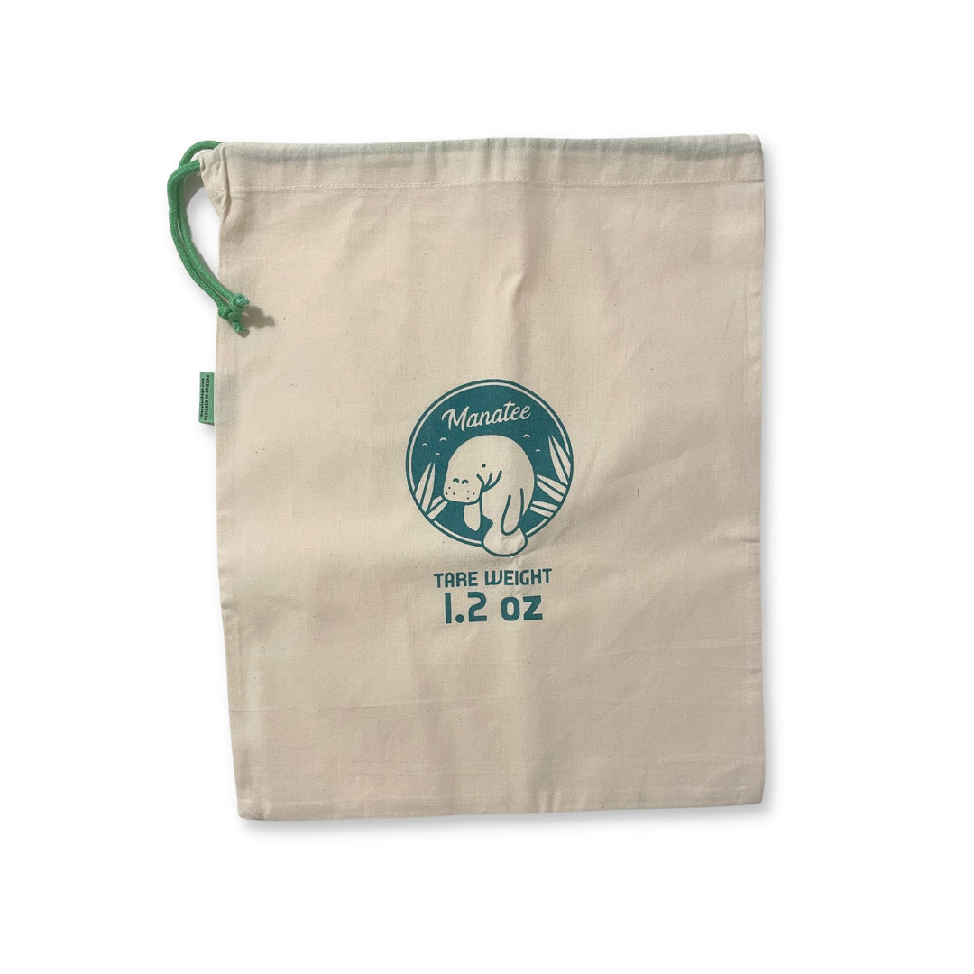 Manatee Produce And Bulk Shopping Bag. Showing one from a set of three.
