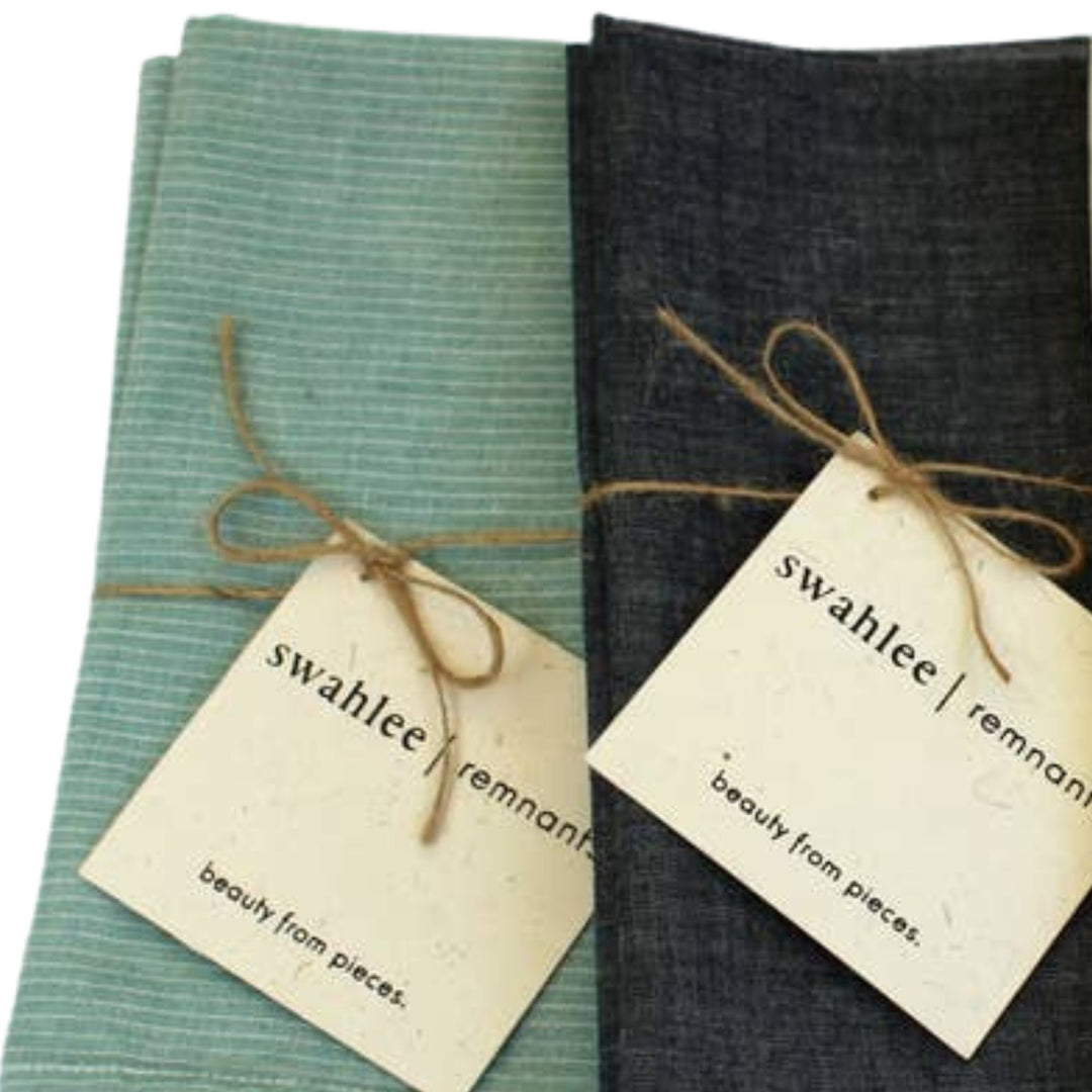 Upcycled Cotton Napkins - Set of 4