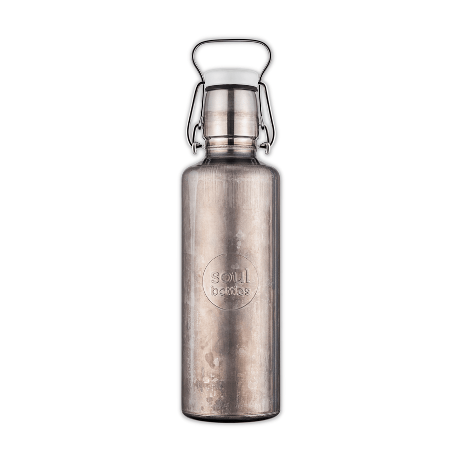 Soulbottles 20 ounce stainless steel insulated bottle in Industrial design.